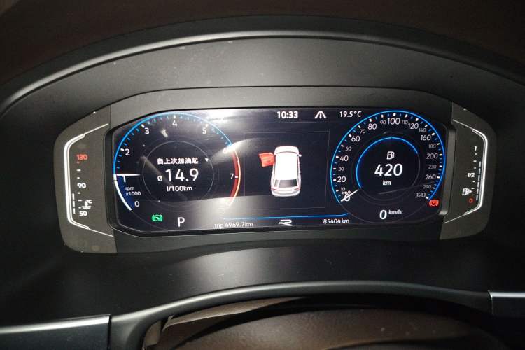 Used Volkswagen Teramont 2020 Revised Version 380TSI Four-Wheel Drive Flagship Edition Instrument Cluster