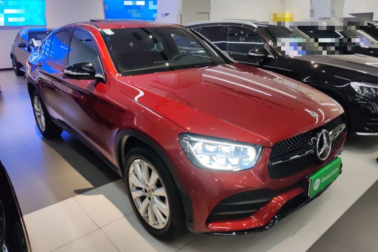 Used Mercedes-Benz GLC Coupe 2020 GLC 260 4MATIC Coupe SUV Front Right 45 Deg