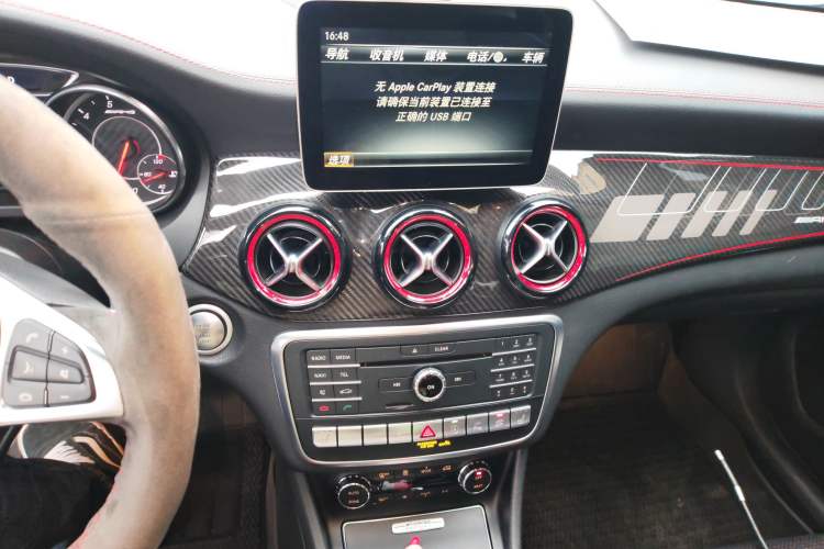 Used Mercedes-Benz CLA AMG 2017 AMG CLA 45 4MATIC Audio And AC Panel