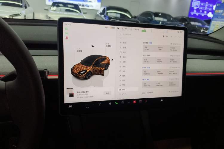 Used Tesla Model Y 2024 Rear-Wheel-Drive Version Audio And AC Panel