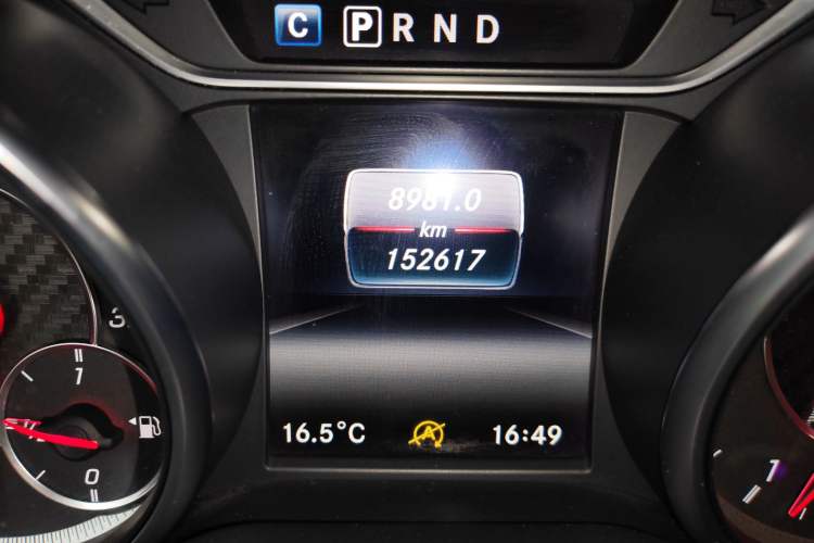 Used Mercedes-Benz CLA AMG 2017 AMG CLA 45 4MATIC Odometer Close Up