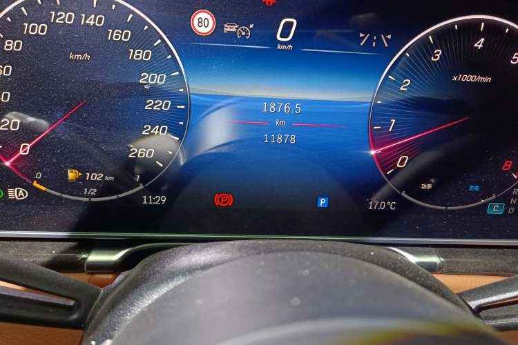 Used Mercedes-Benz S-Class 2024 Restyled S 400 L Luxury Edition Odometer Close Up