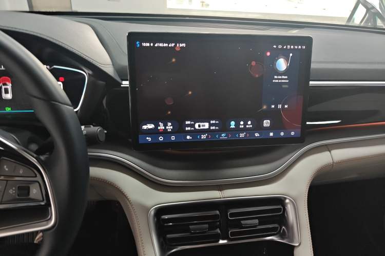 Used BYD Song PLUS New Energy 2021 DM-i 110KM Flagship PLUS Audio And AC Panel