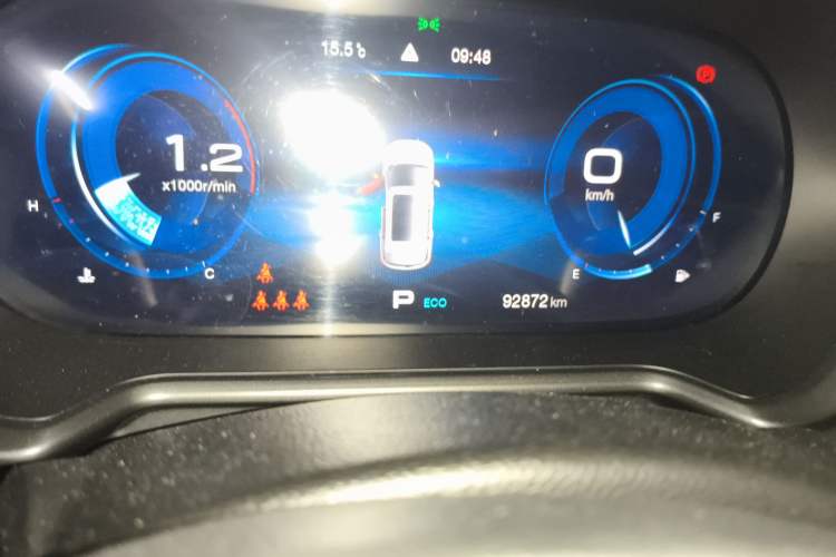 Used GAC Trumpchi GS4 2020 270T Automatic Smart Connectivity Edition Odometer Close Up