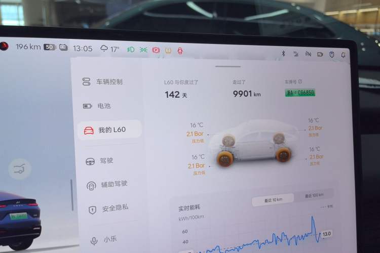 Used ONVO L60 2024 60 kWh Rear-Drive Version
