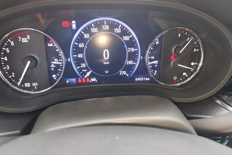 Used Buick Regal 2023 GS Prestige Model Odometer Close Up