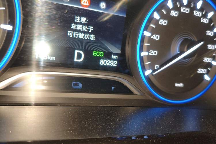 Used AION S 2022 Meizu 580 Odometer Close Up