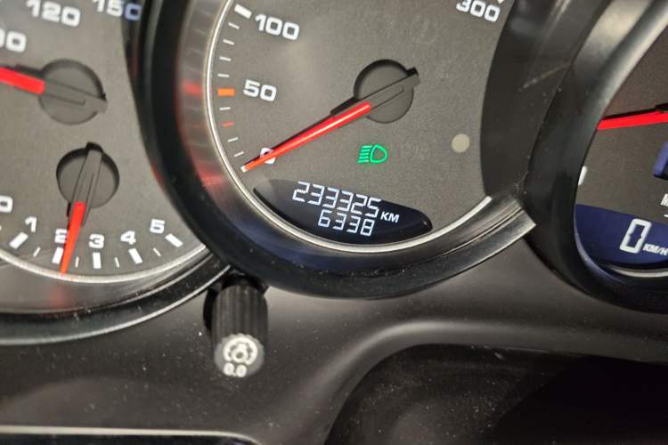 Used Porsche Panamera 2010 Panamera 4 3.6L Odometer Close Up