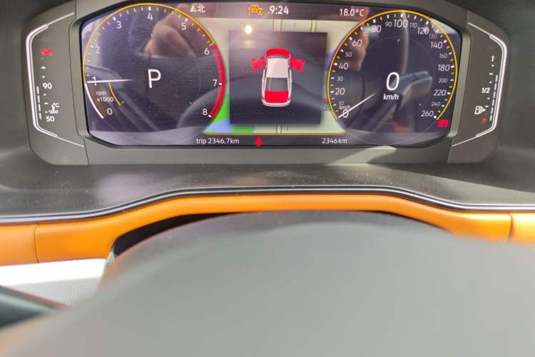 Used Volkswagen Bora 2025 Model, Facelifted 200TSI DSG Yuexing PRO Edition Odometer Close Up